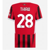 Fotbalové Dres AC Milan Malick Thiaw #28 Dámské Domácí 2024-25 Krátký Rukáv